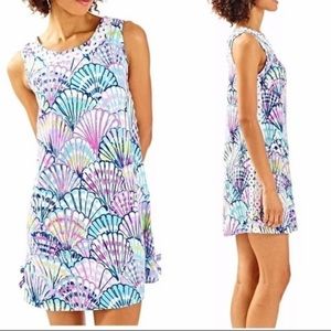 Lilly Pulitzer Shell Print Stella Shift Dress, Size 2